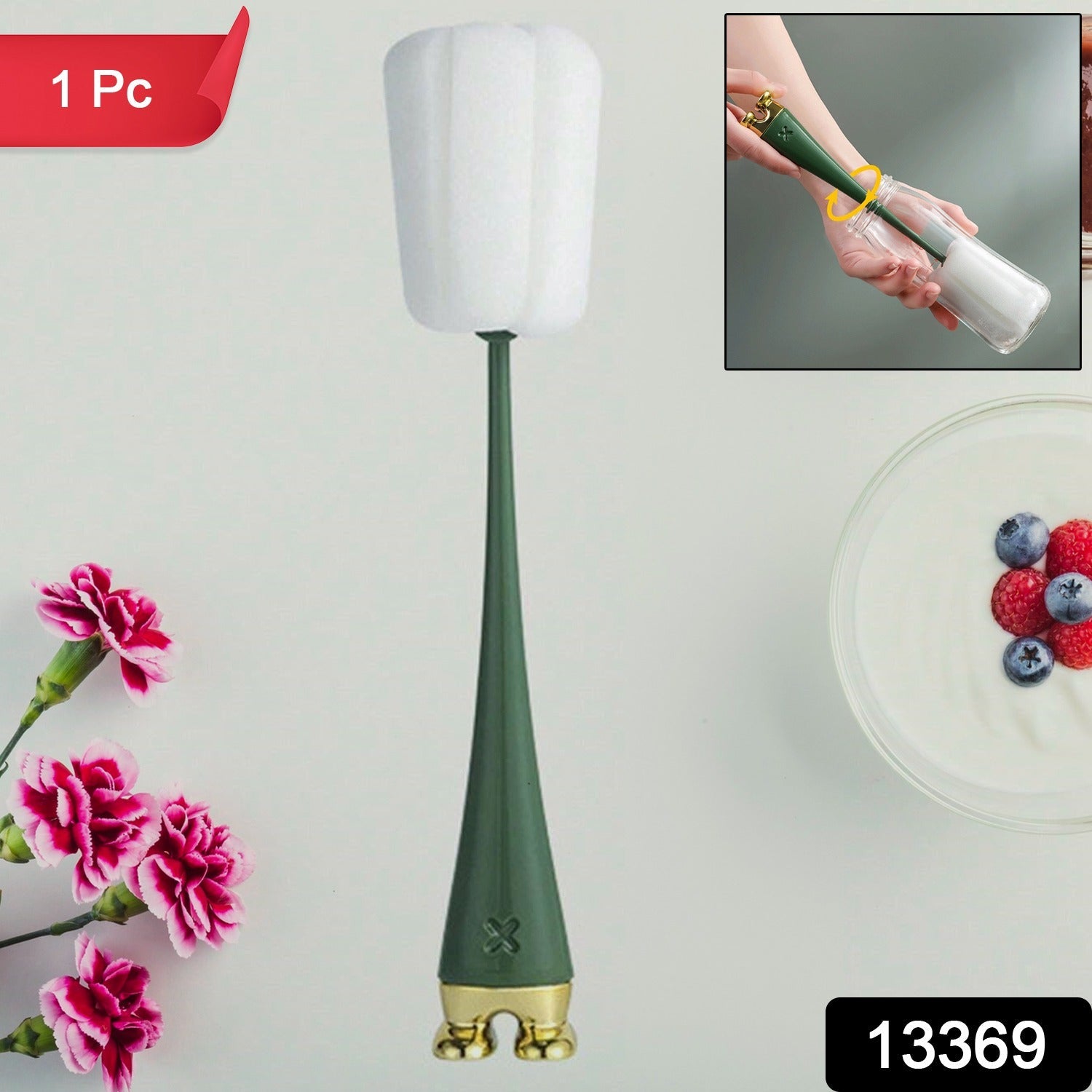 Multifunctional Silicone Bottle Cleaning Foam Brush  Multifunctional Silicone Bottle Cleaning Foam Brush